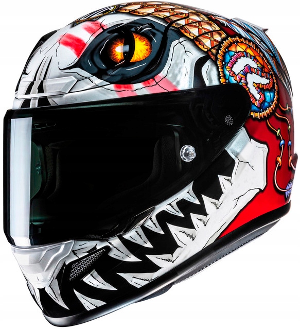 Hjc RPHA12 Kepina White Red Integrálna Motocyklová Prilba