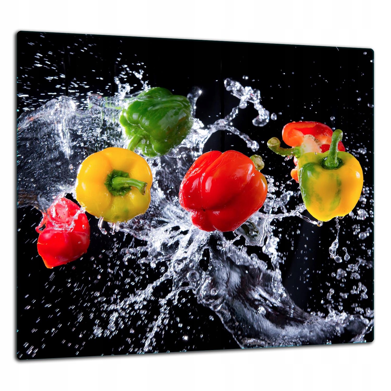 Skleněná Ochranná Deska Panel Lepidlo 65x60 Paprika