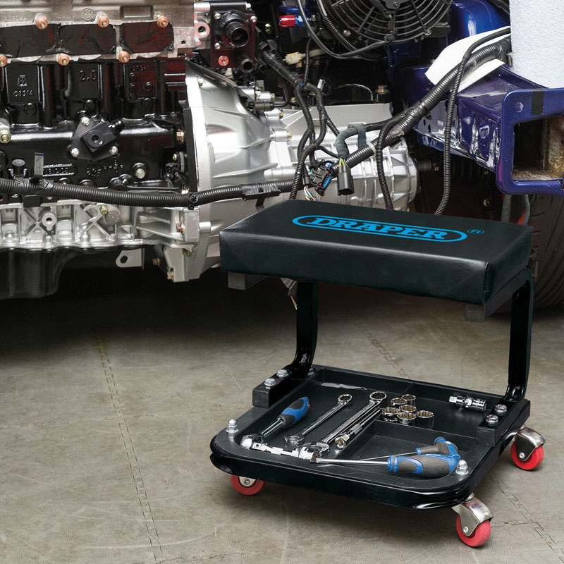 DRAPER фирменный стул для мастерской на колесах