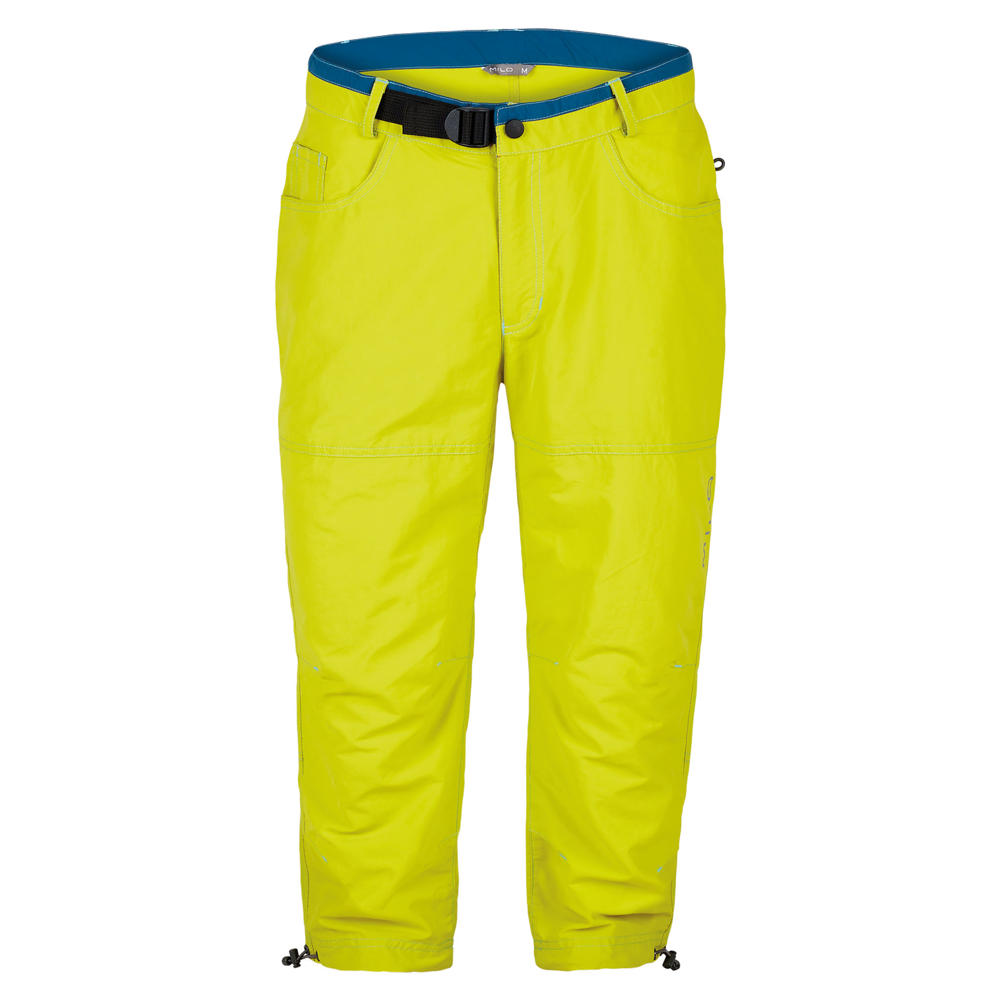 Lekkie spodnie wspinaczkowe Milo Jote 3/4 citron L