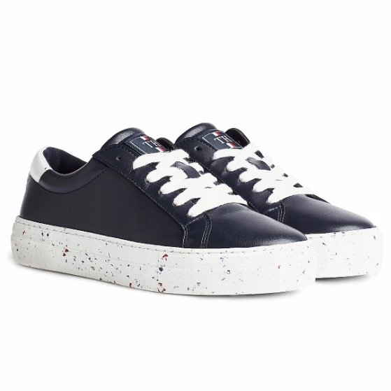 Buty na siłownię trampki TOMMY HILFIGER r. 38 wzór Materiał zewnętrzny syntetyk