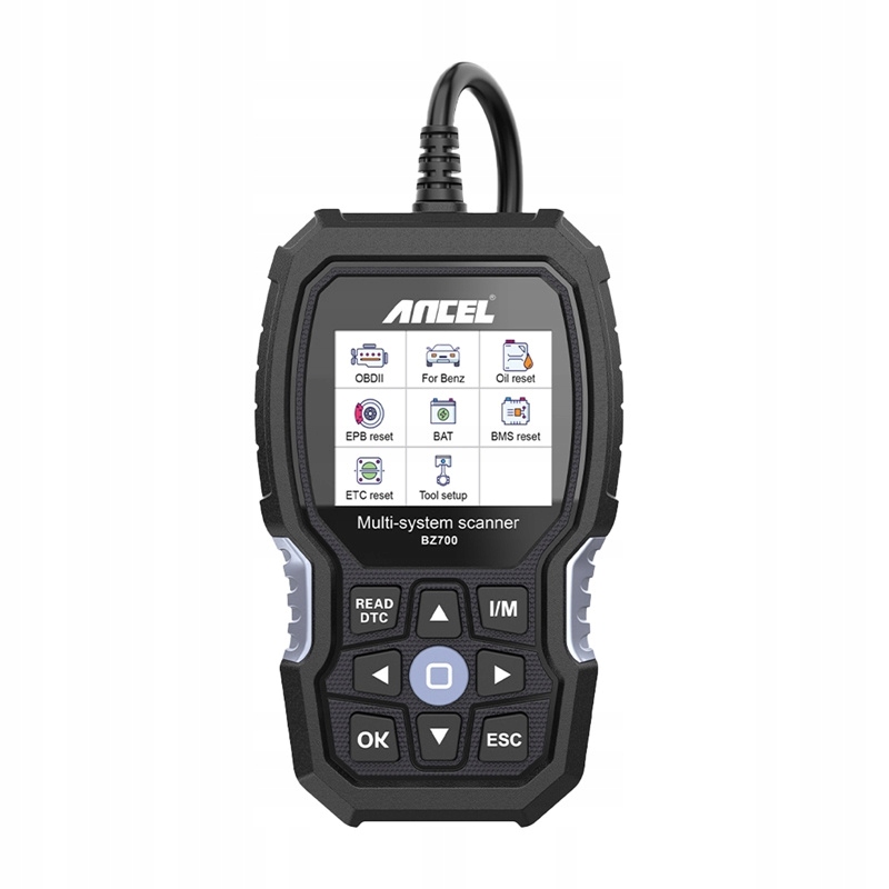 Ancel BZ700 Autodiagnostický skener OBD2 Systémový skener pre Mercedes