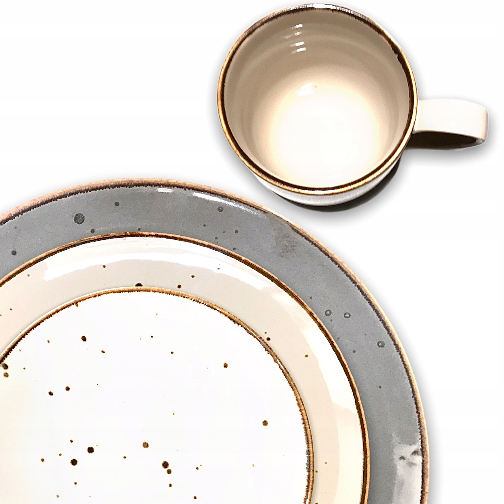 

Alumina MIX 6 serwis Komplet Talerzy 12 osób