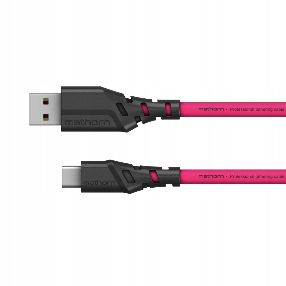 Fotografický kabel Mathorn MTC-500M 5m 10Gbps 60W Usb A-c Magenta