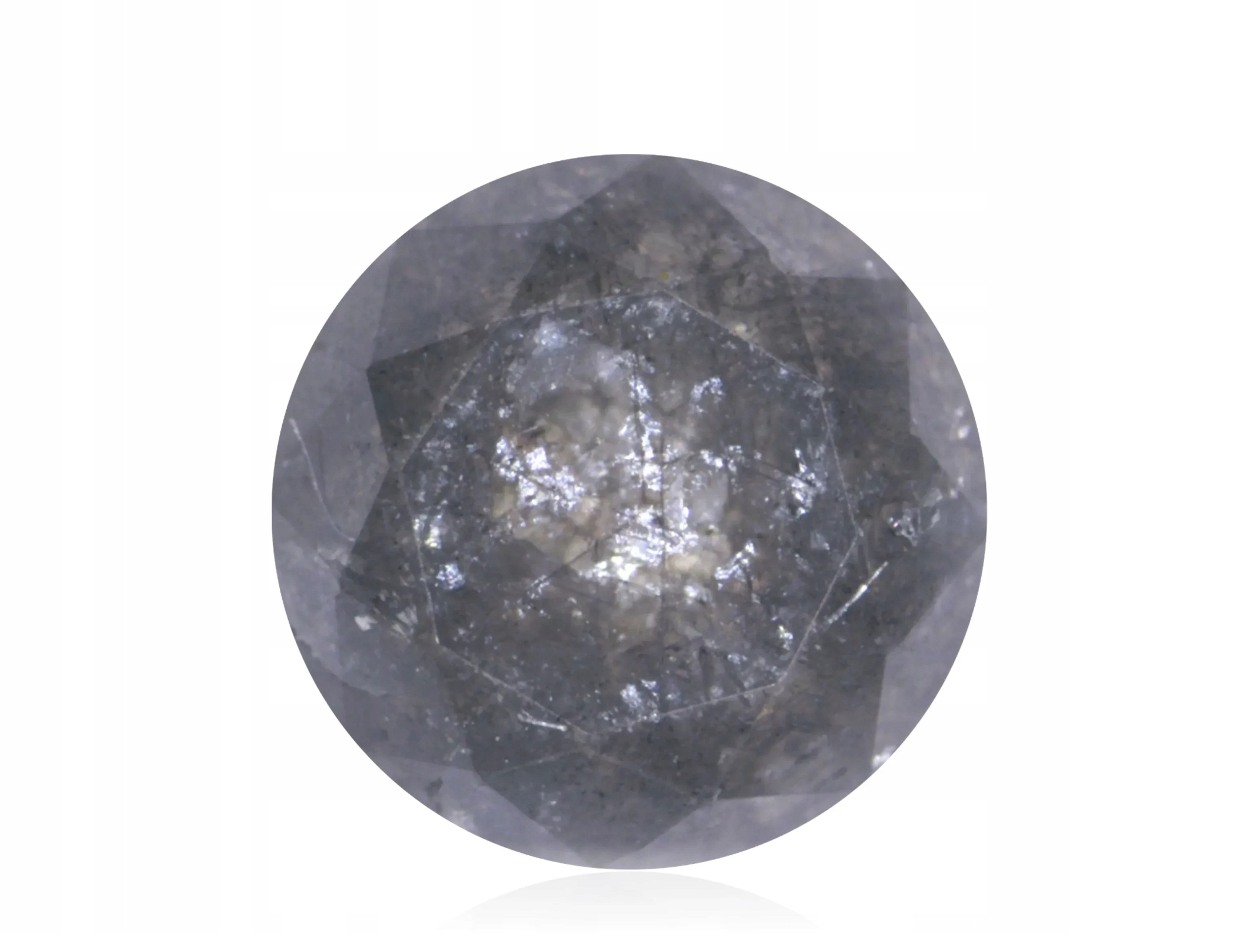 Přírodní Diamond 0.25ct Grey Briliant I3 eCertifikát Wbd