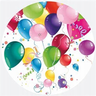 

Talerzyki Papierowe Balony Urodziny Party 23 CM