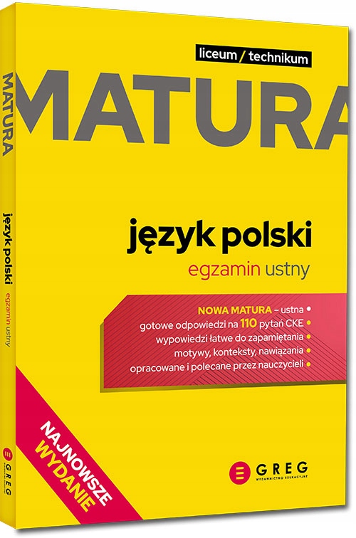 MATURA 2024 POLSKI USTNY NOWA FORMUŁA