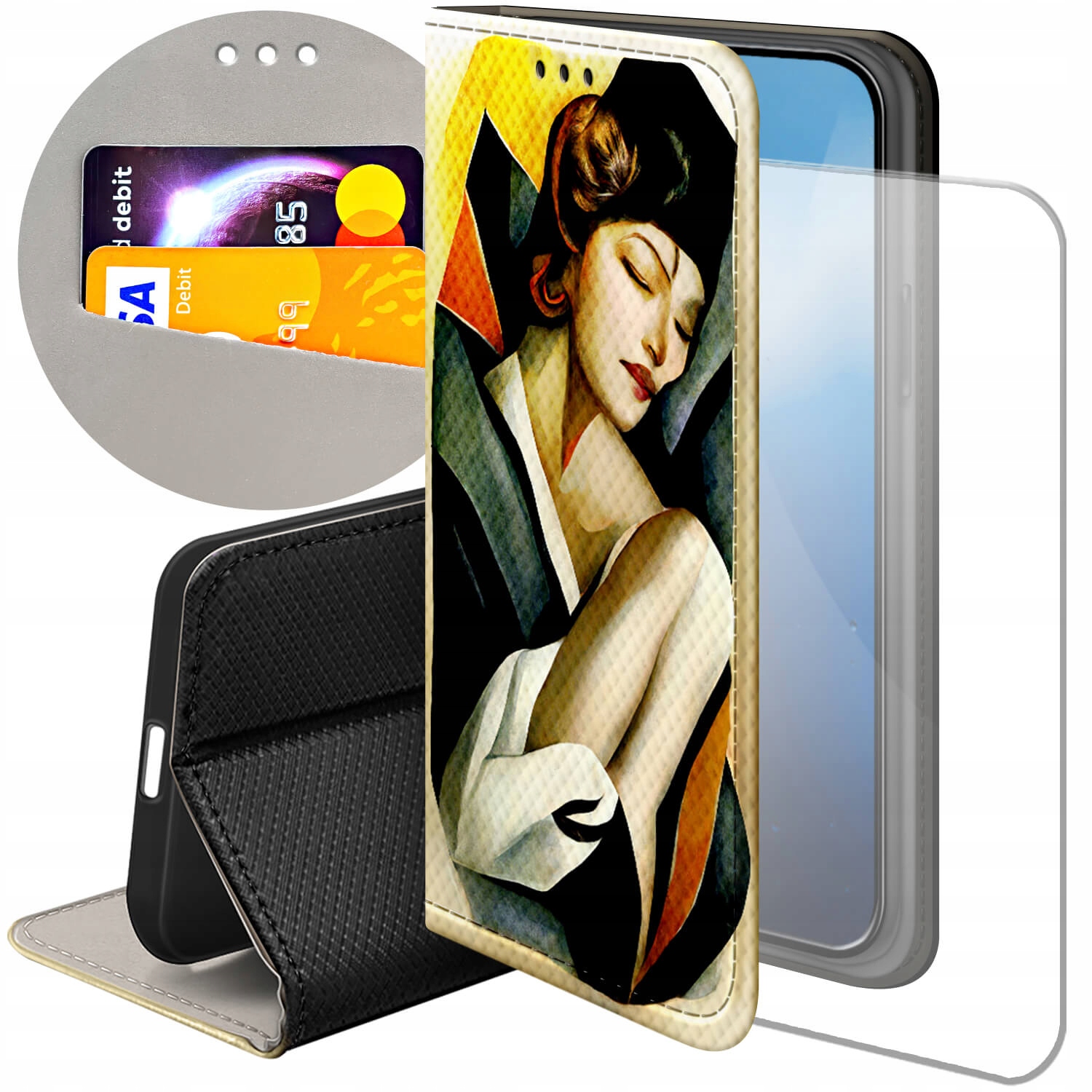 

Etui magnetyczne z Klapką do Huawei Y6P Case