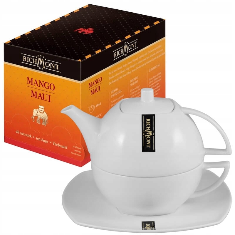 Herbata Richmont Mango Maui 40x4g dzbanek Duo