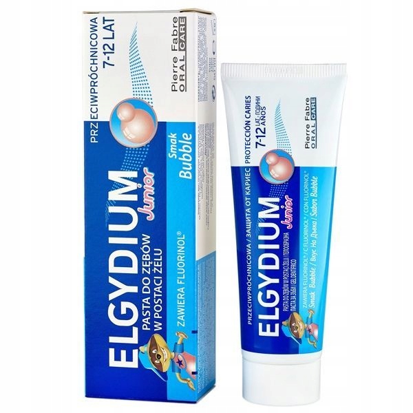 

Elgydium Junior 7-12 lat pasta bubble 50ml
