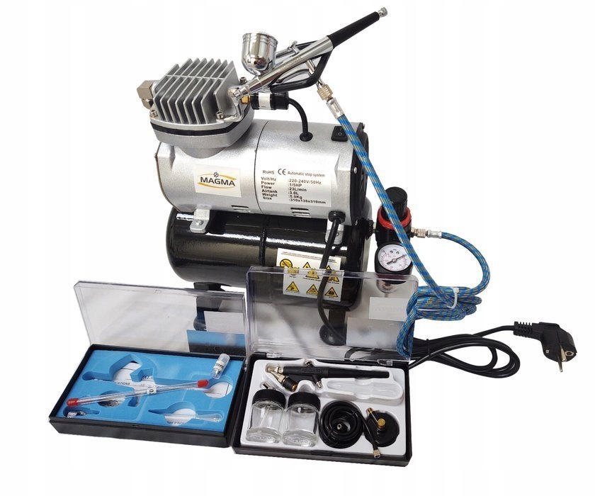 

Kompresor butla aerograf TG-130 2 dysze TG-138 0,5