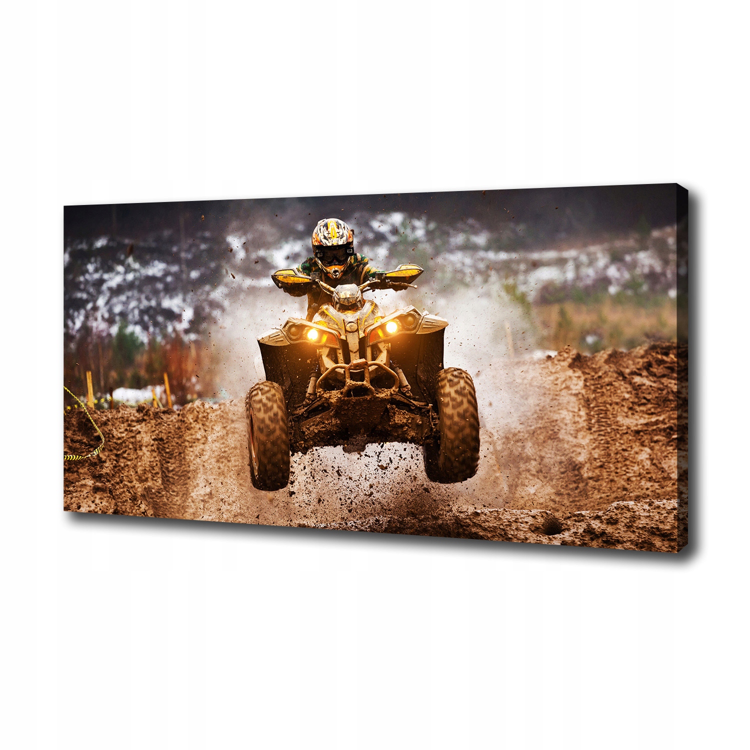 Obraz na plátně moderní Quad 125x50 cm