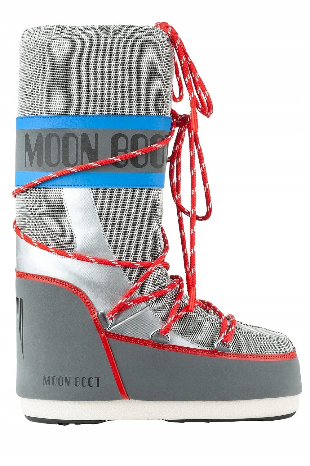 buty Moon Boot Icon Space Racing Silver/Blue/Red