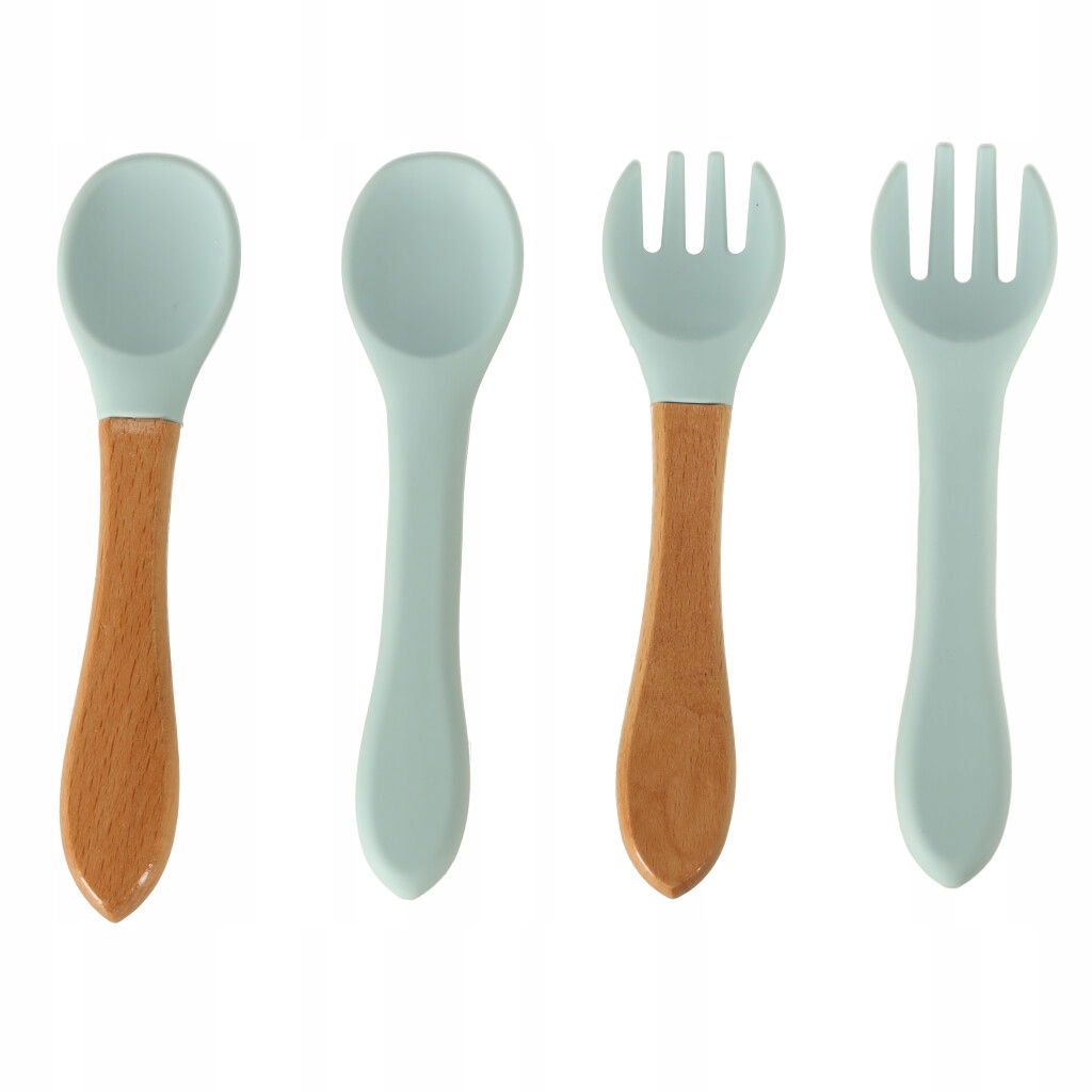 Zestaw naczyń silikonowych Ikonka KX4526 9 elementów Kolor dodatkowy niebieski