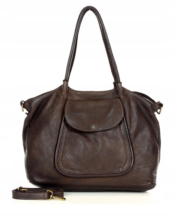 Duża torebka damska SHOPPER skórzana Marco Mazzini Płeć kobieta