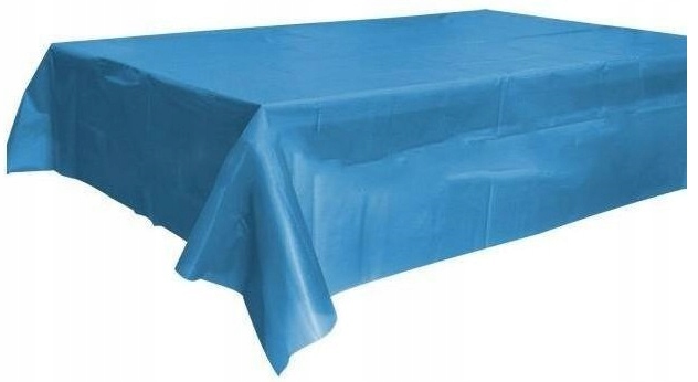 OBRUS FOLIOWY NIEBIESKI URODZINY CHŁOPIEC 1,2x1,4M