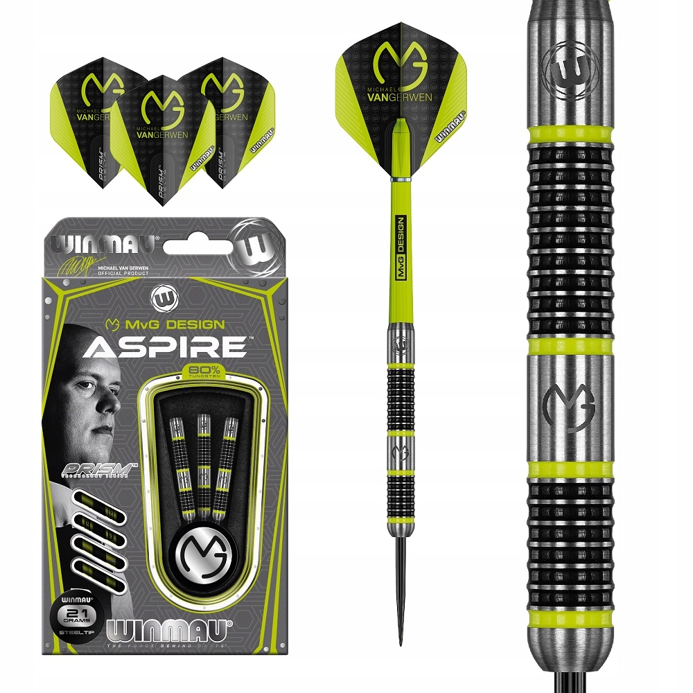 Lotki Rzutki Winmau Michael Van Gerwen Aspire 21 gr.