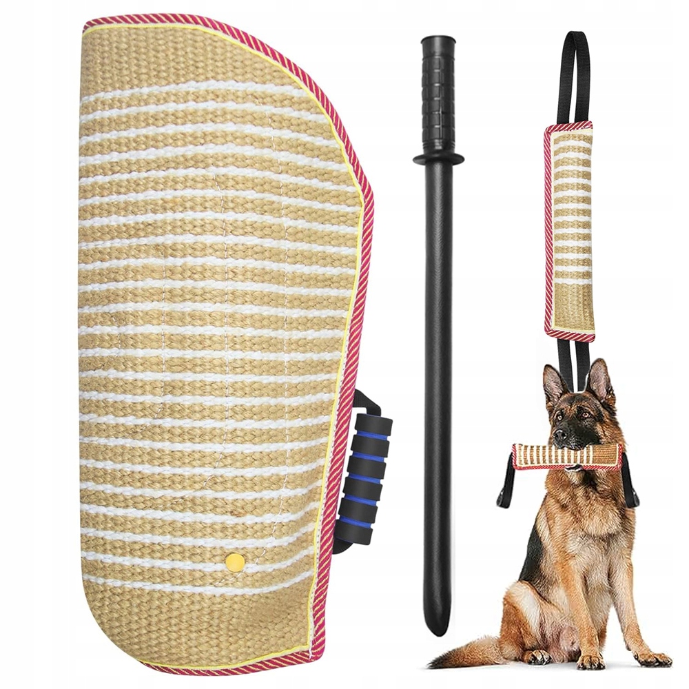 Rukáv Na Trénink Psa+bat+polštář Na Kousání – Sada Pro Velké Psy