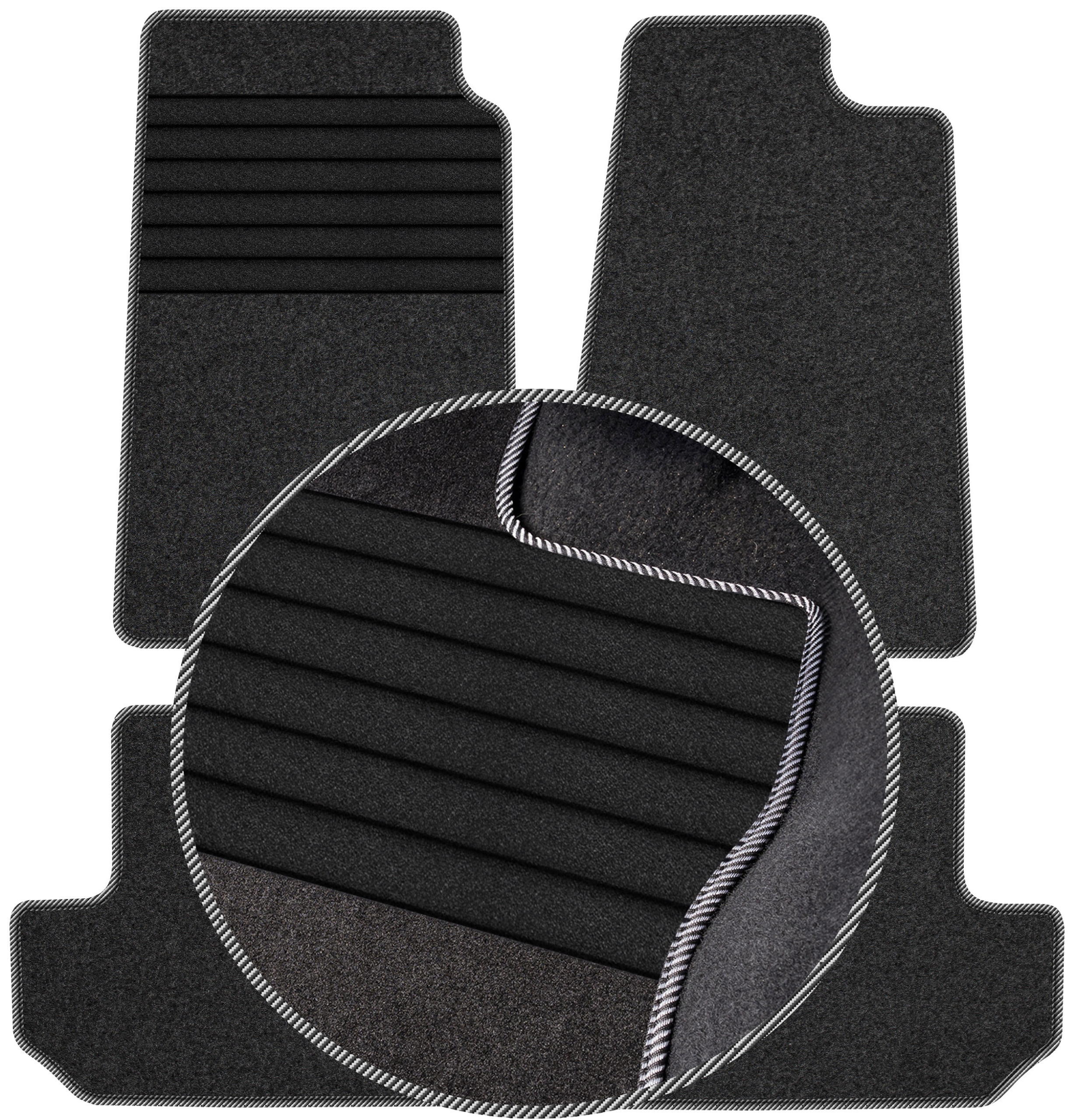 Jeep Wrangler III 2D 2011-2018 Velurové stěrače do auta