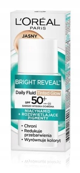 Loreal Bright Reveal Tinted fluid na obličej SPF50+