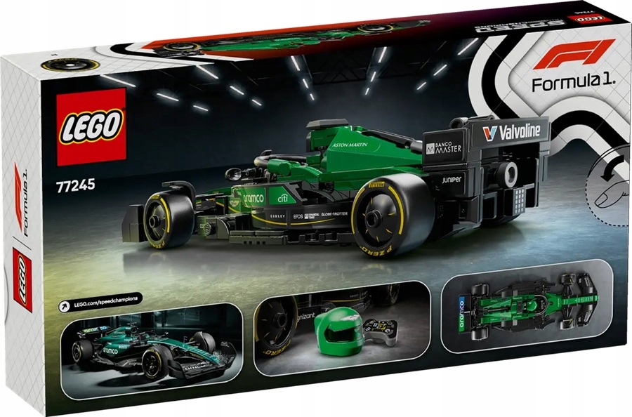 stavebnice Lego 269 dílků Speed Champions BolidF1 Aston Martin Aramco 77245
