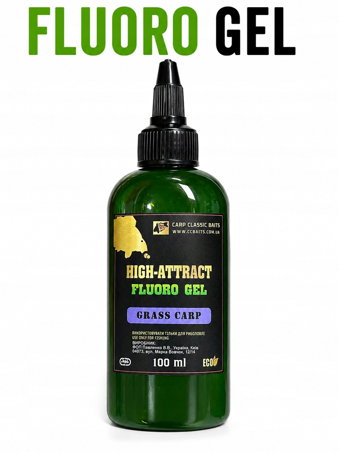 Fluoro Gel od Carp Classic Baits 100 ml Grass Carp Amur