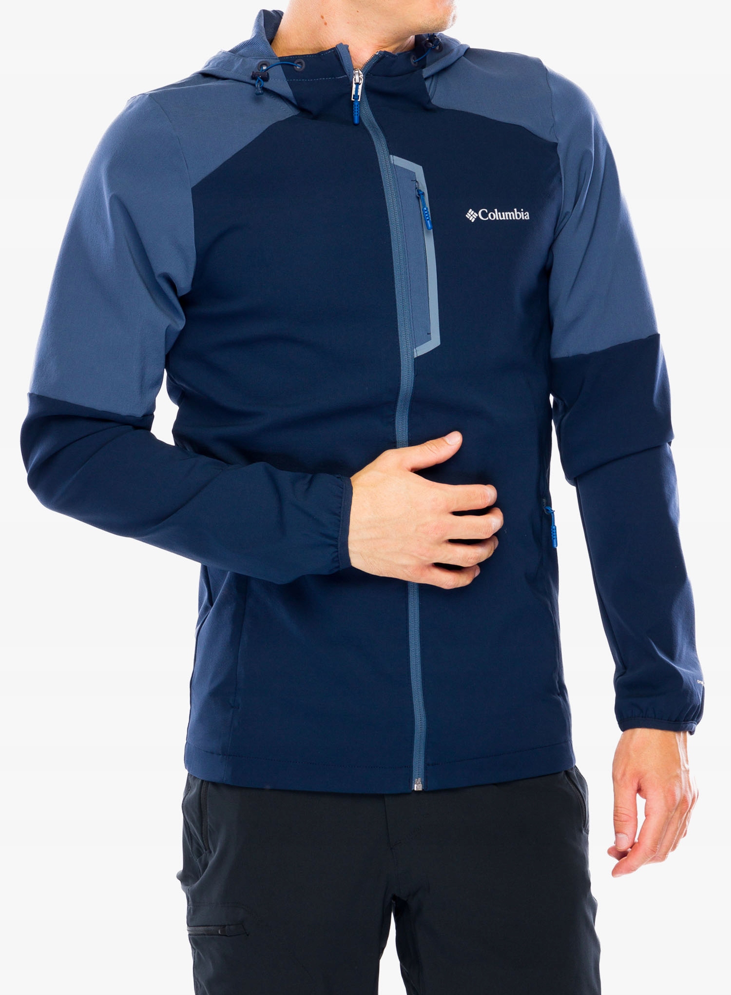 Kurtka Columbia Tech Softshell Hoodie r. XL Everblue Crushed Blue