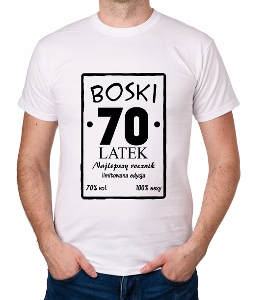 

koszulka Boski 70 Latek prezent