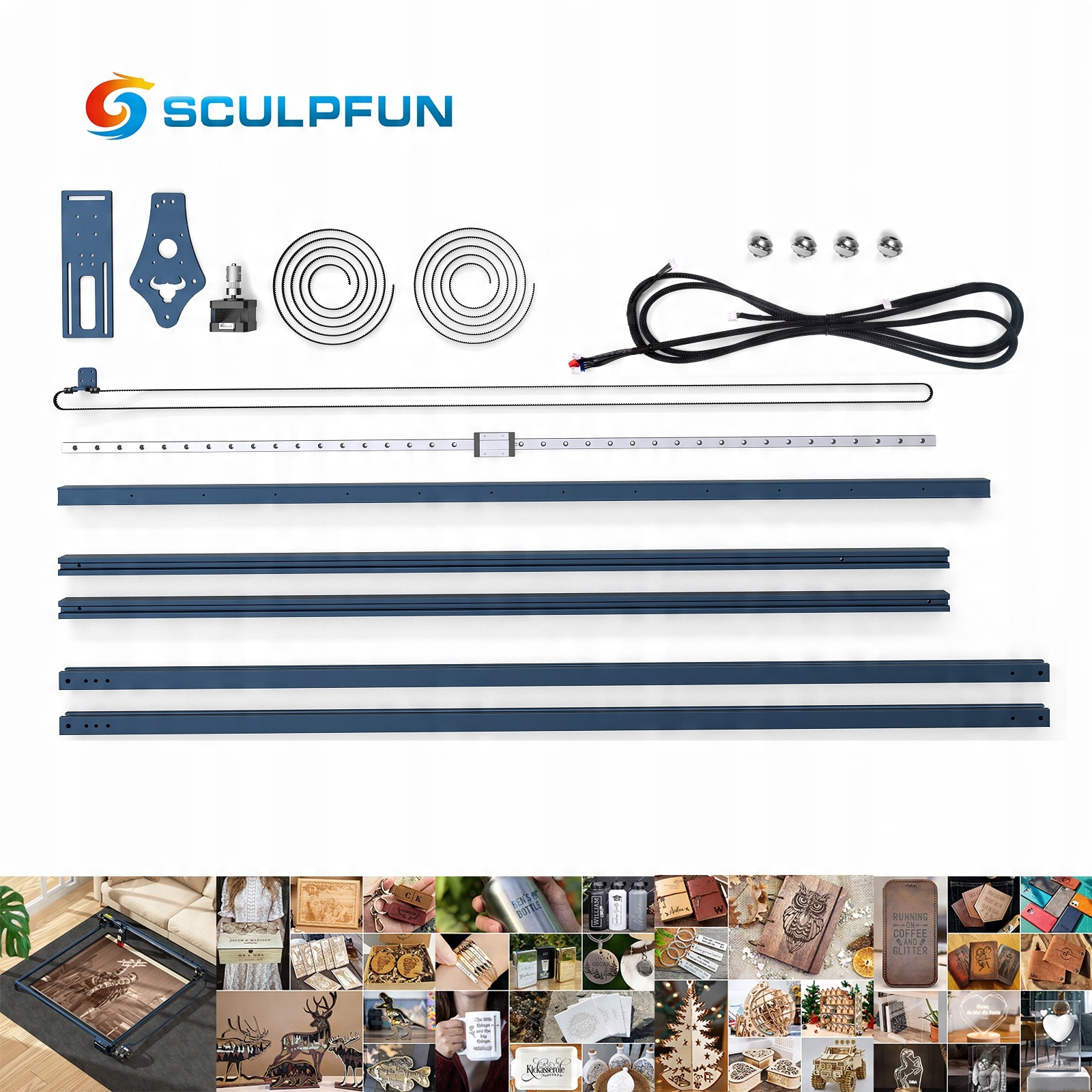 

Grawer Laser Rozszerz Zestaw do Sculpfun S30 Seria