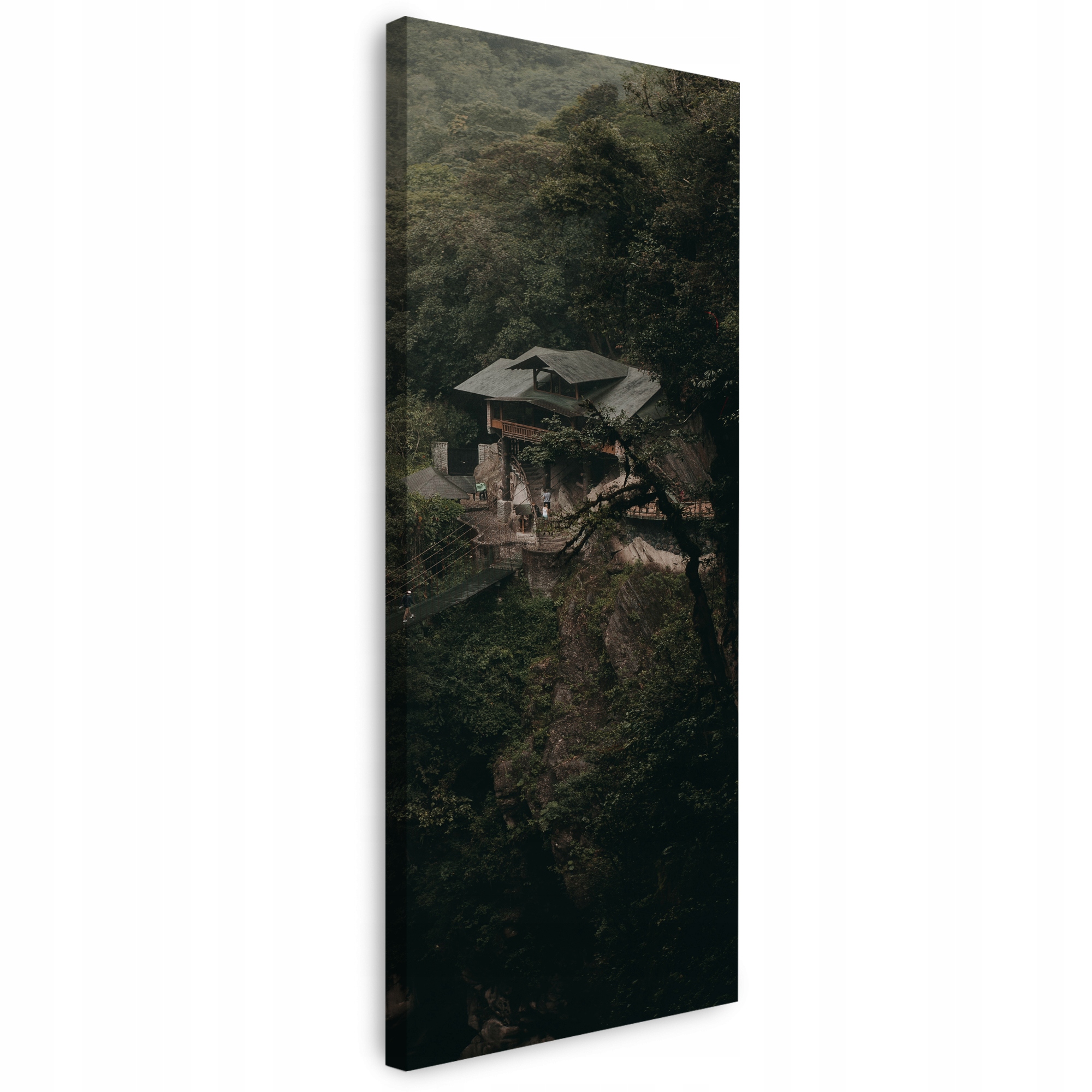 Obraz Canvas Příroda Dům v horách Chata 40x120 cm