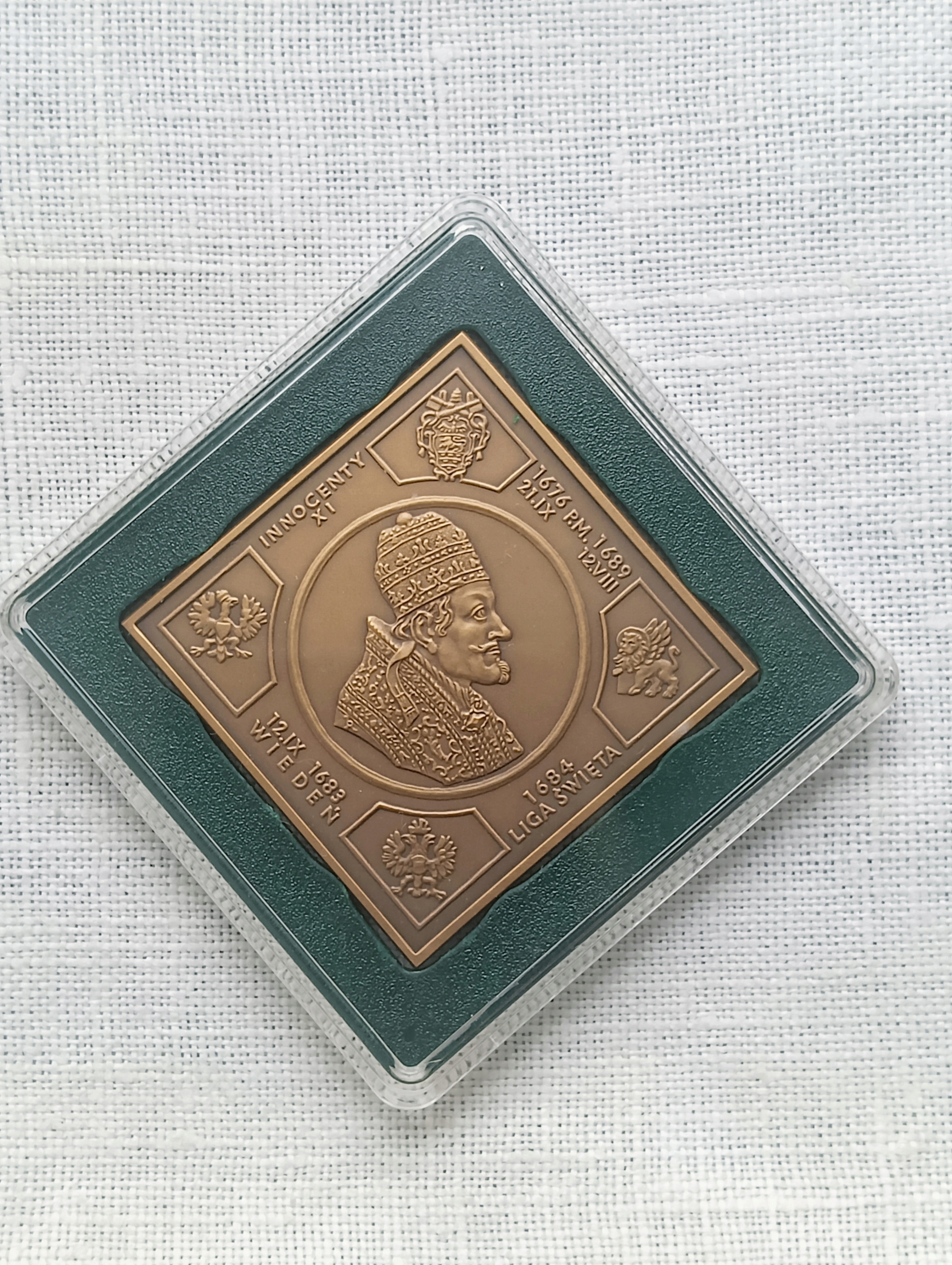 Klipa kolekcjonerska Innocenty XI - brąz