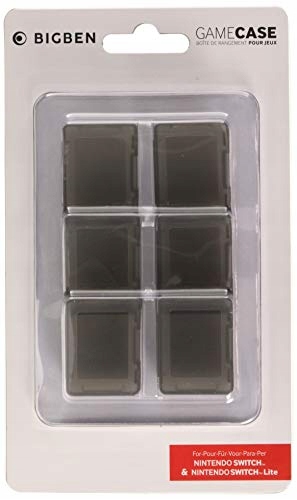 Nintendo Switch Game Card Case Set Pack of 6 Black