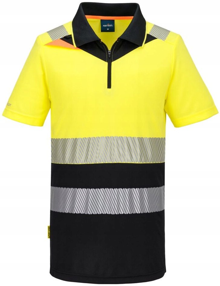 Výstražné polo tričko s krátkým rukávem DX435 Ybr vel. 5XL