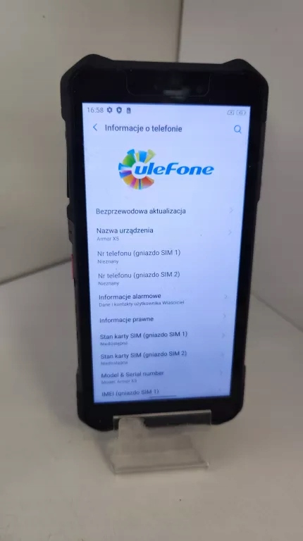 Smartfon Ulefone Armor X5 4 GB / 64 GB 3G czarny