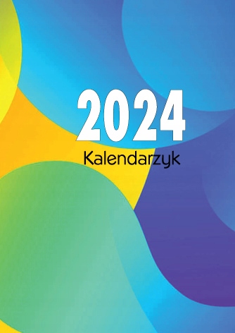 TERMINARZ KALENDARZ KIESZONKOWY TYGODNIOWY M8 75X105 MM 2024