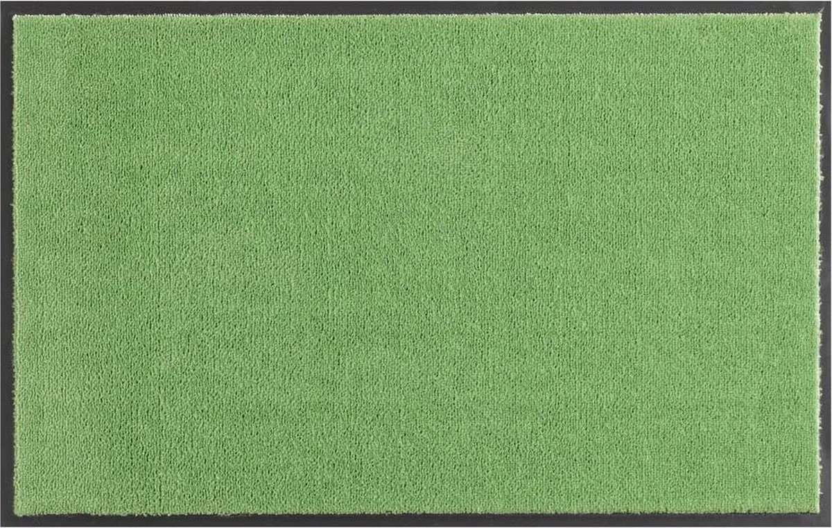 Protiskluzová rohožka na gumě s okrajem, zelená barva 90x200 cm