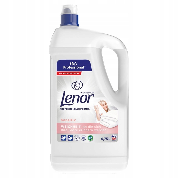 

Lenor Professional Sensitiv do płukania 4,75L 190