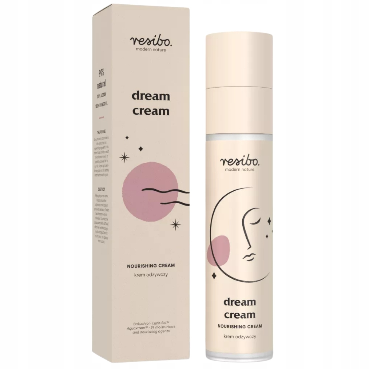 Resibo Dream Cream výživný krém na obličej, 50 ml