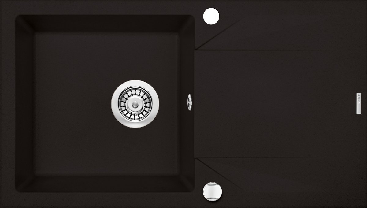 Deante Dřez Evora 1-komorový, černý