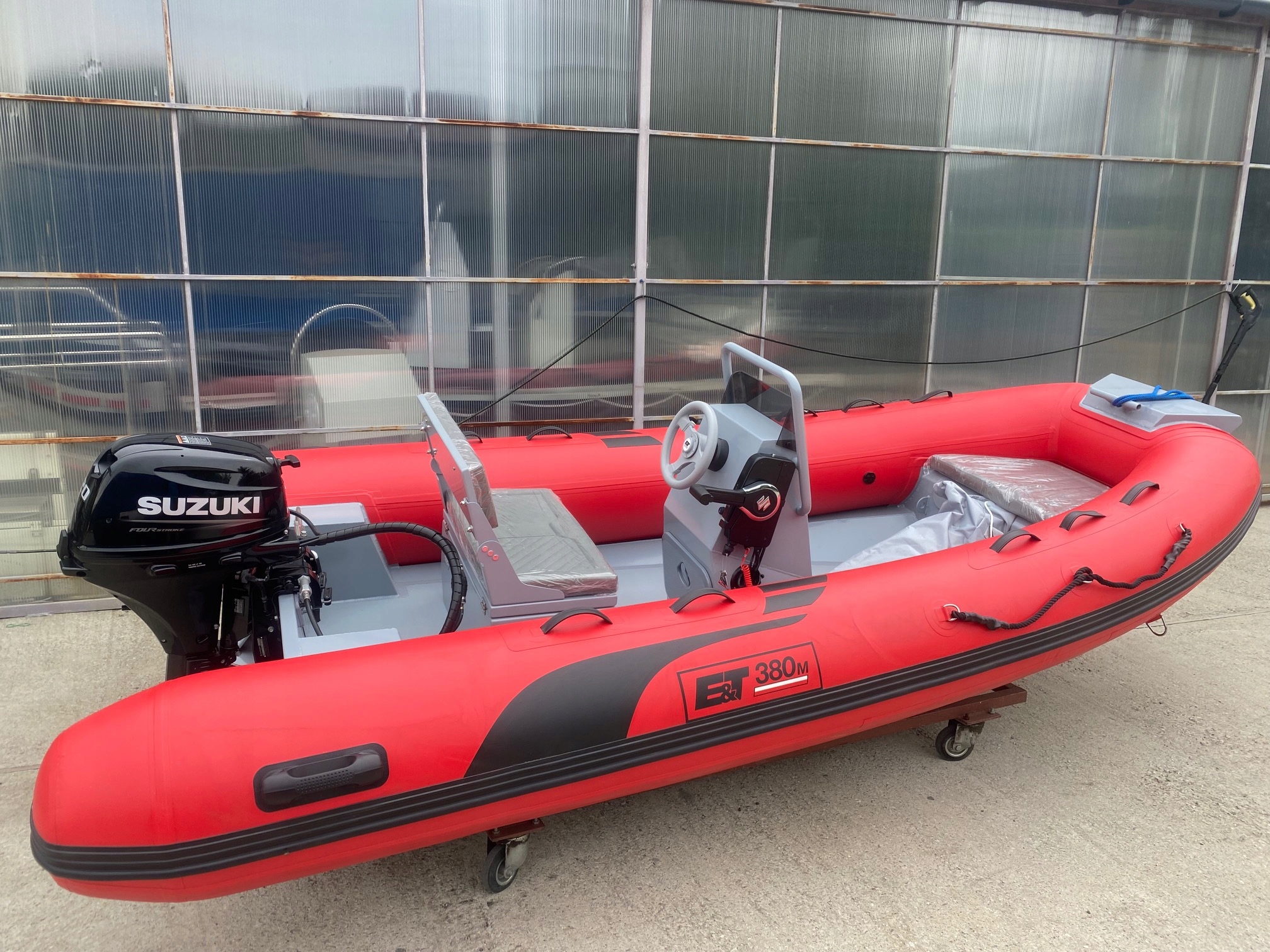 Dolphin RIB ALU 380 Z BAKISTĄ