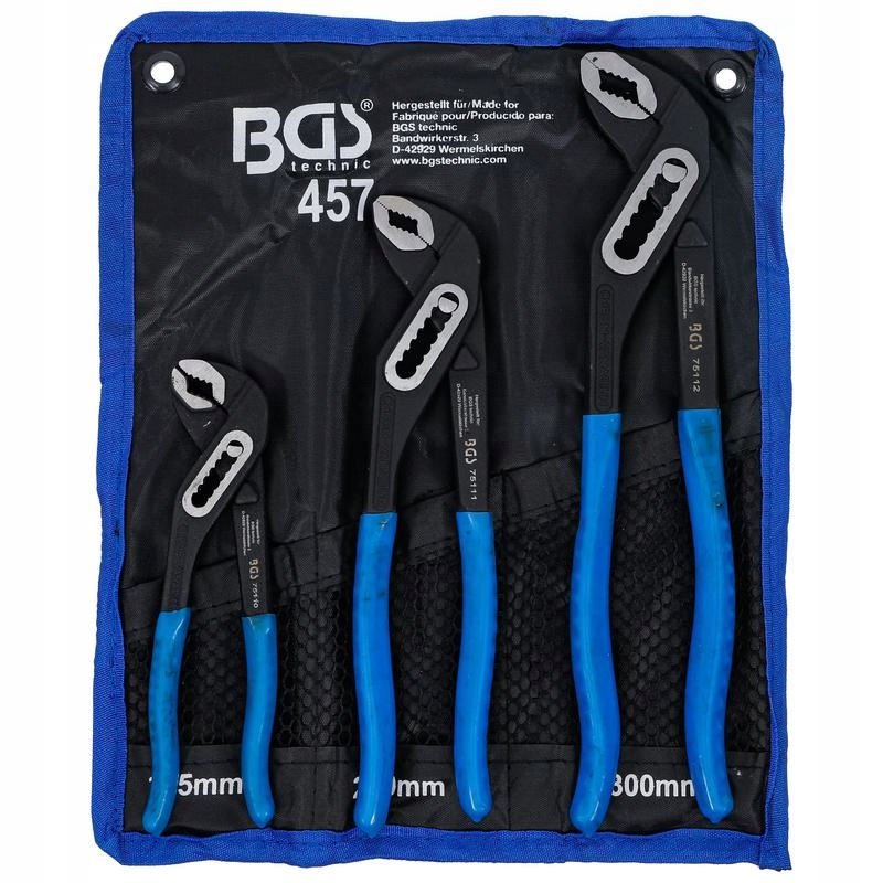 Sada kleští na čerpadlo chladicí kapaliny 3 ks, Bgs 457