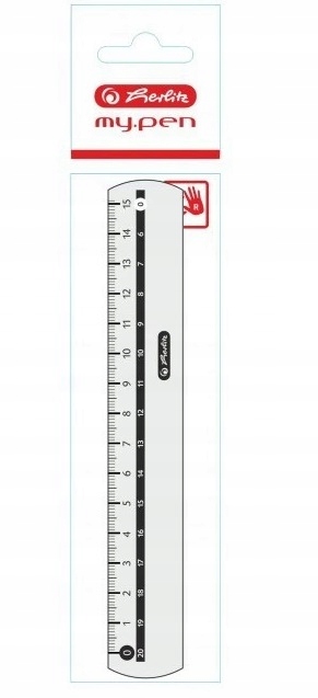 LINIJKA HERLITZ MY.PEN 15 CM METALOWA
