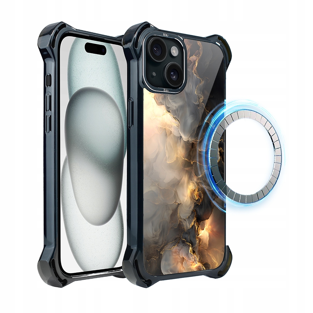 Pouzdro pro iPhone 15 Plus Ibizu DropGuard Ultra s MagSafe, Stardust