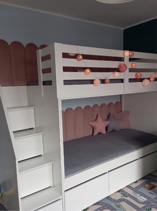 Panel ścienny tapicerowany Płotek Zaokrąglony 50 x 30 Kształt wzoru płot