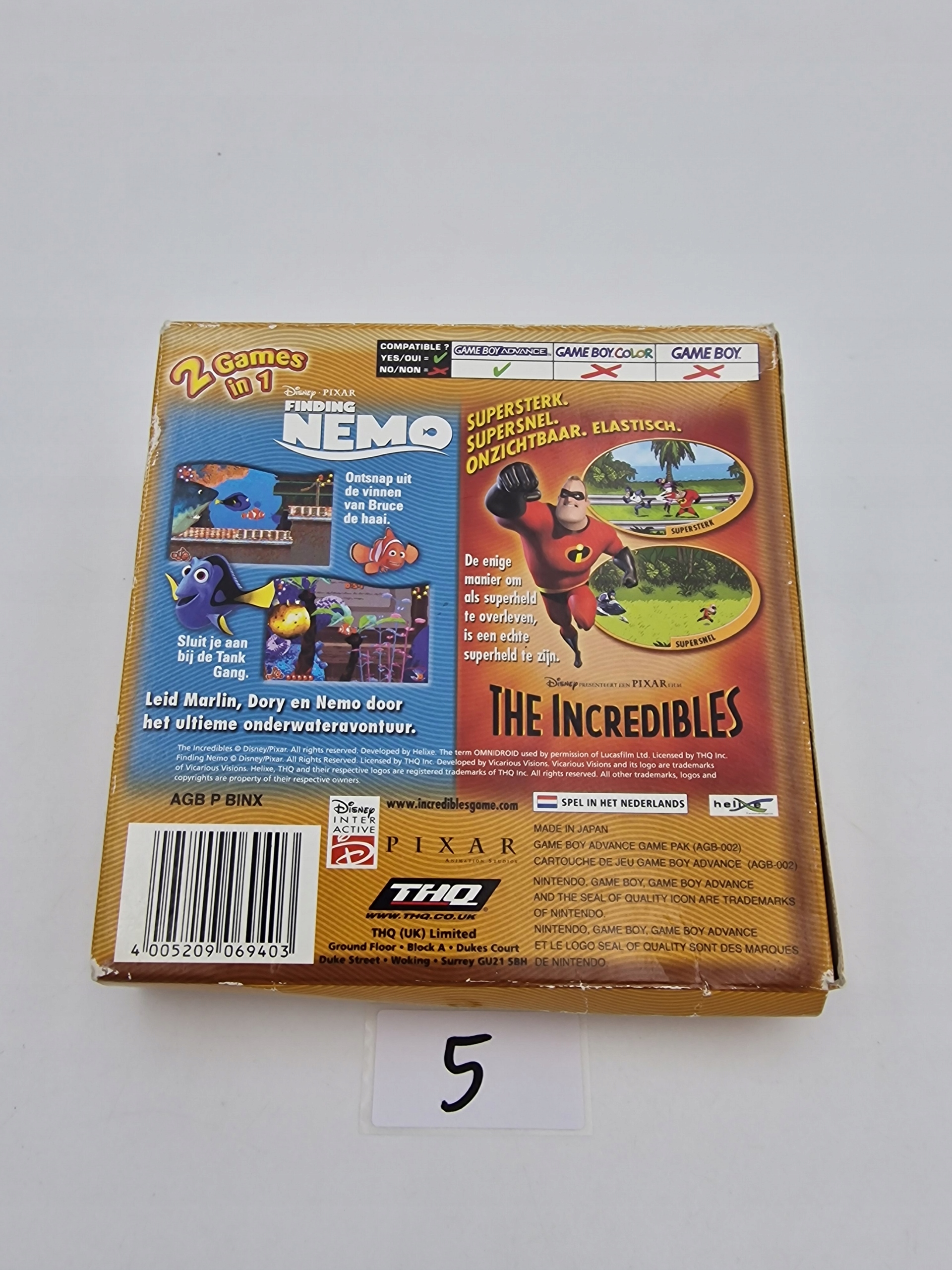 GAME BOY ADVANCE 2 GAMES IN 1 ORYGINAŁ Platforma Nintendo Game Boy Advance