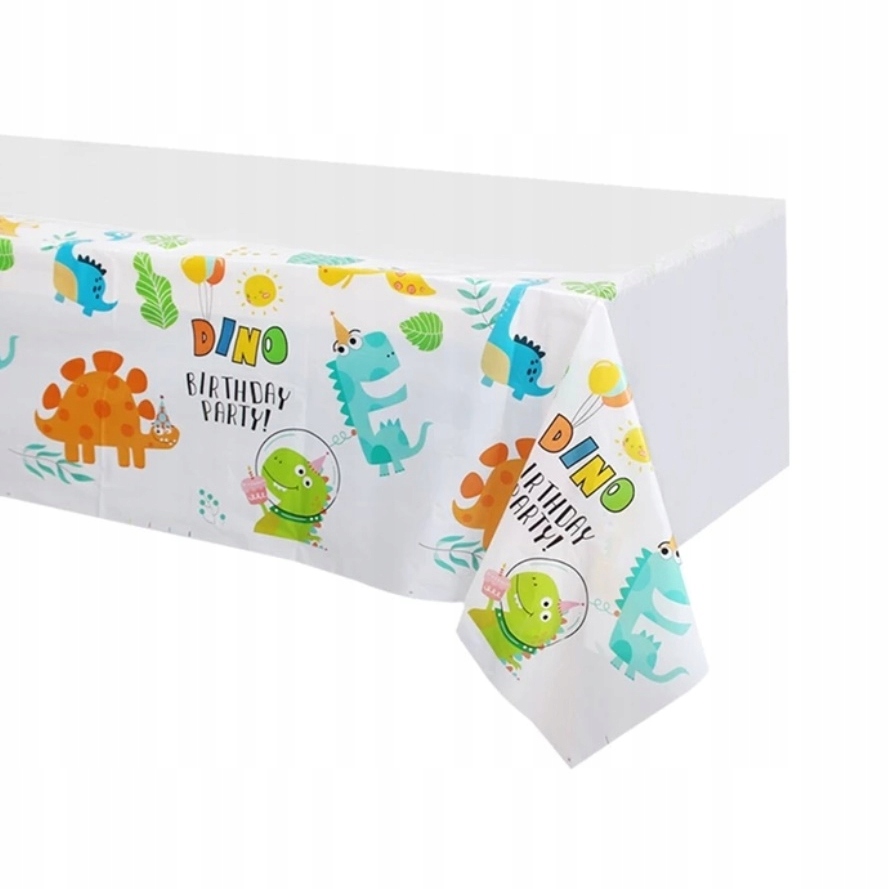 Obrus na Urodziny Dino Happy Birthday - 220cm