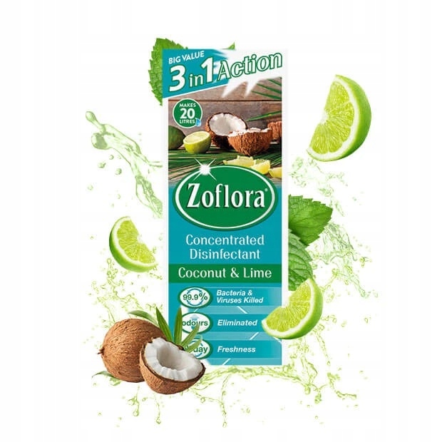 

Zoflora dezynfekcja koncentrat Coconut Lime 500 ml