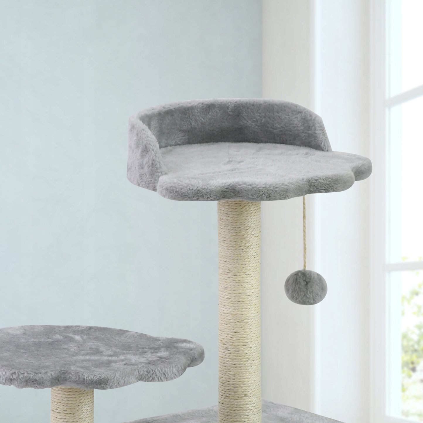 DRAPAK Z DOMKIEM DLA KOTA WIEŻA Z LEGOWISKIEM DRAPAK DLA KOTA Z ZABAWKĄ Waga produktu z opakowaniem jednostkowym 5.5 kg