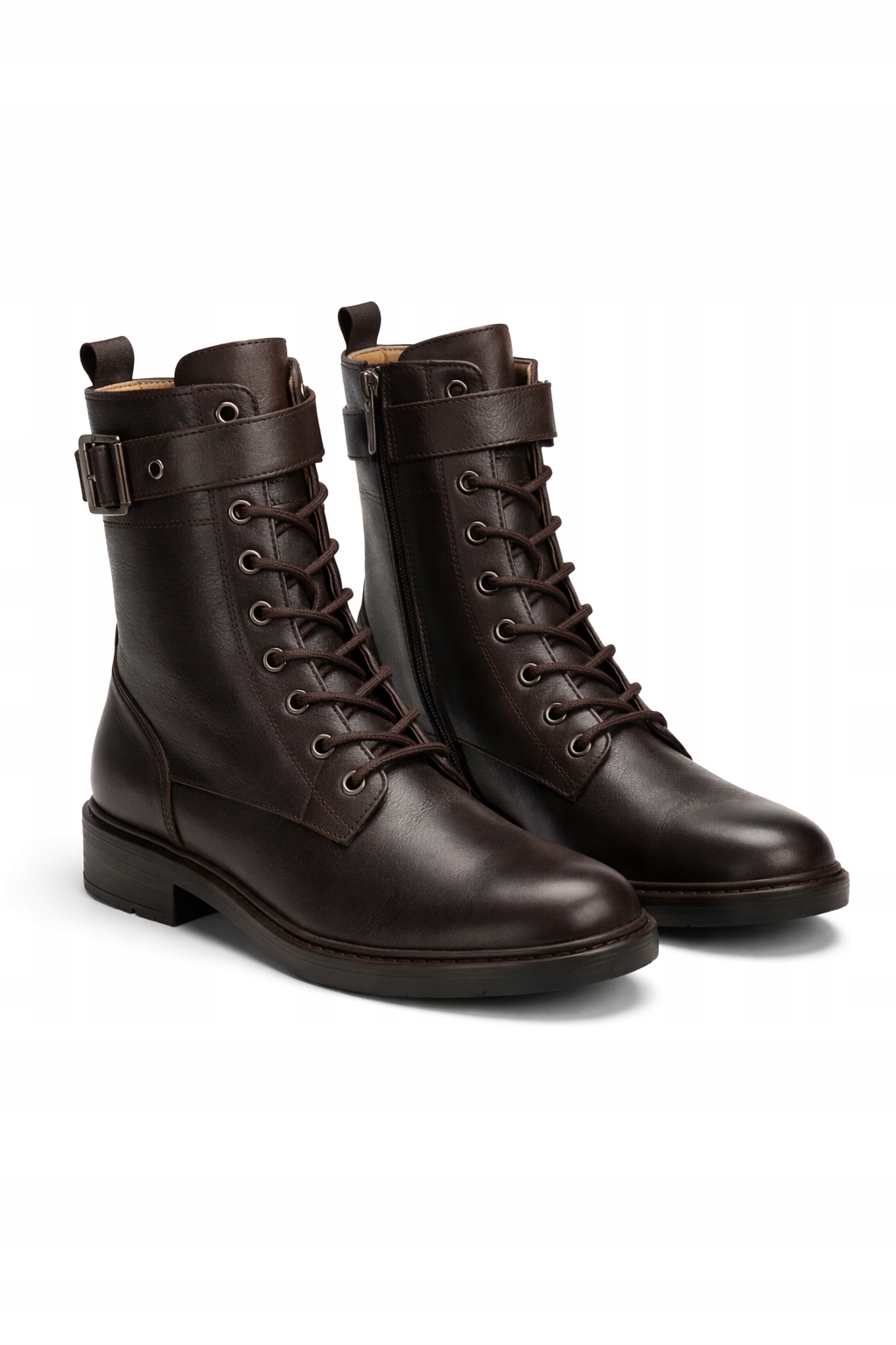 Hnědé Dámské Kotníkové Boty S Ozdobnou Sponou 39 1I3A