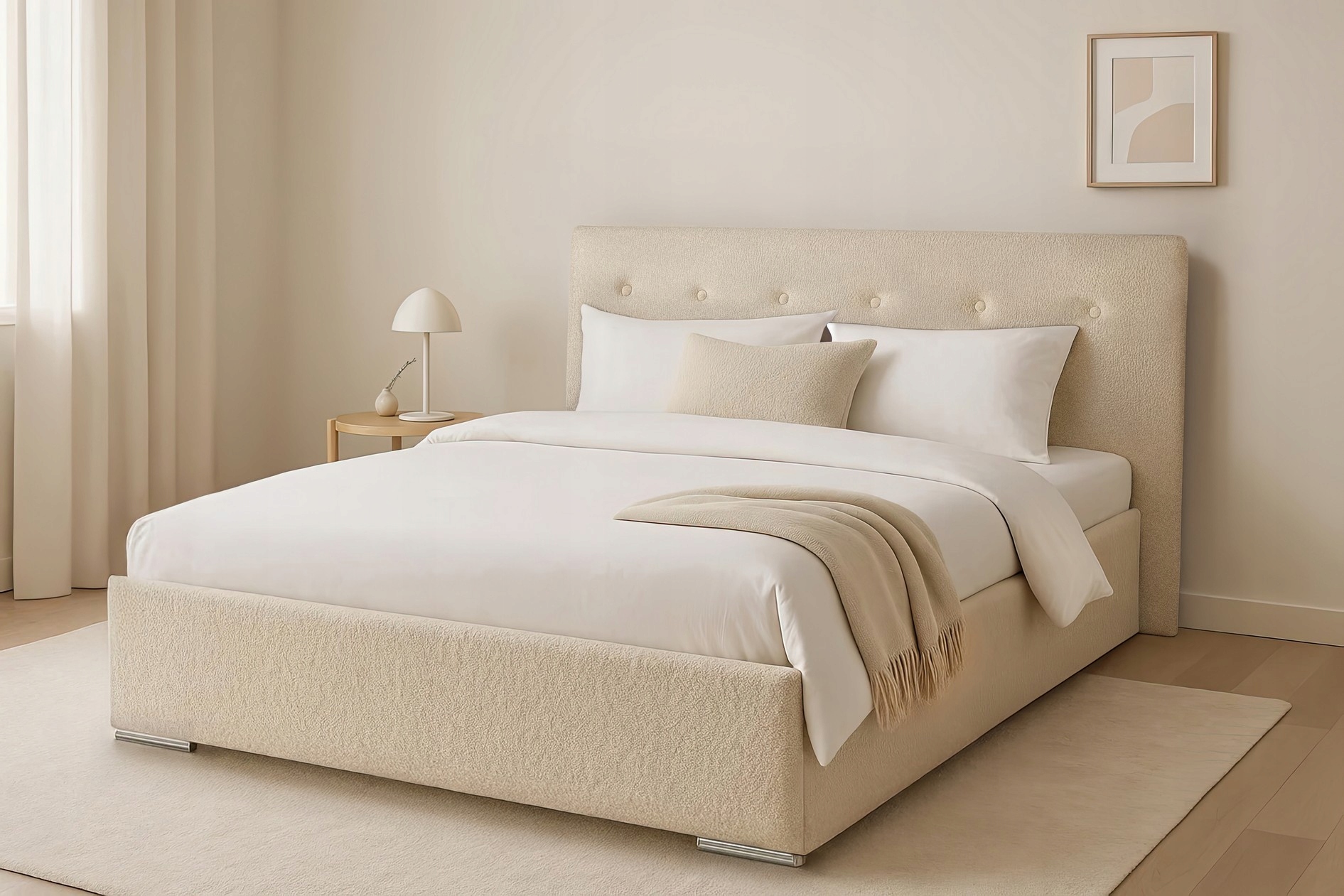 Кровать обита SLIM 160 кровать с каркасом